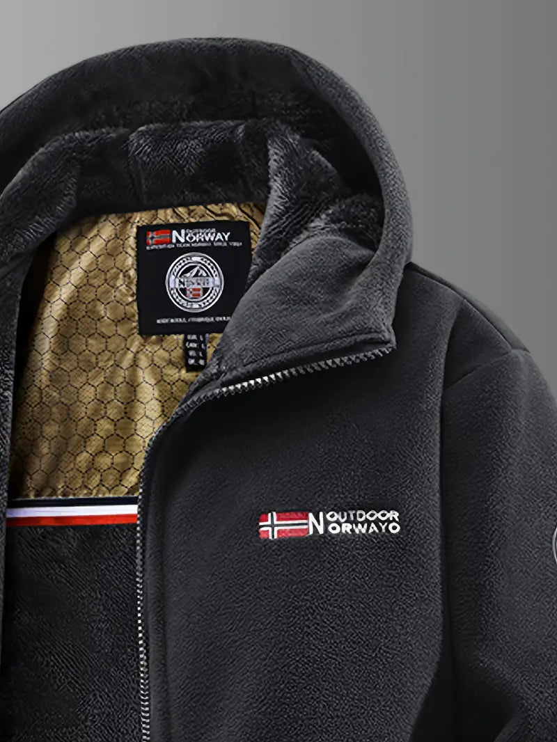 Vielseitige Herren Winterjacke. Winddichte Kapuzenjacke, wasserabweisend & warm für Freizeit und Outdoor-Abenteuer.
