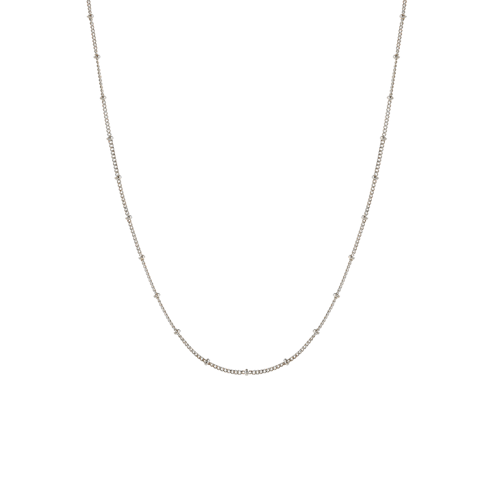Langlebige Damen Kugelkette Choker, verstellbar, wasserfest und hypoallergen, aus hochwertigem Edelstahl.