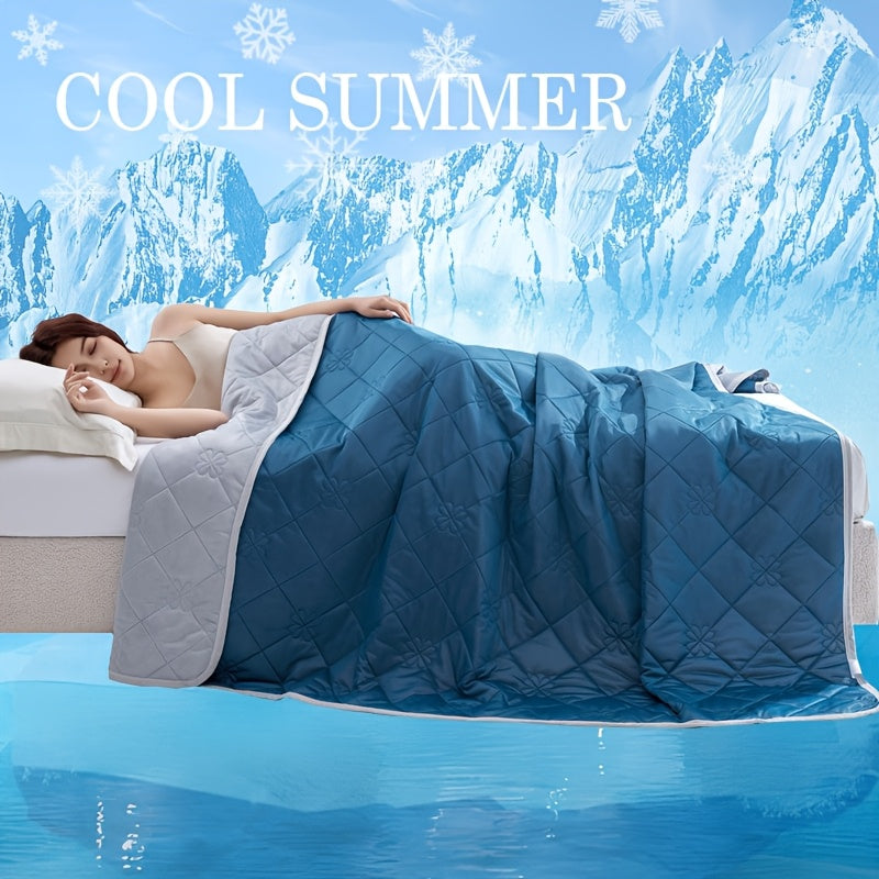 Unisex Kühlende Sommerdecke für erholsamen Schlaf. Atmungsaktiv & leicht für optimalen Komfort.