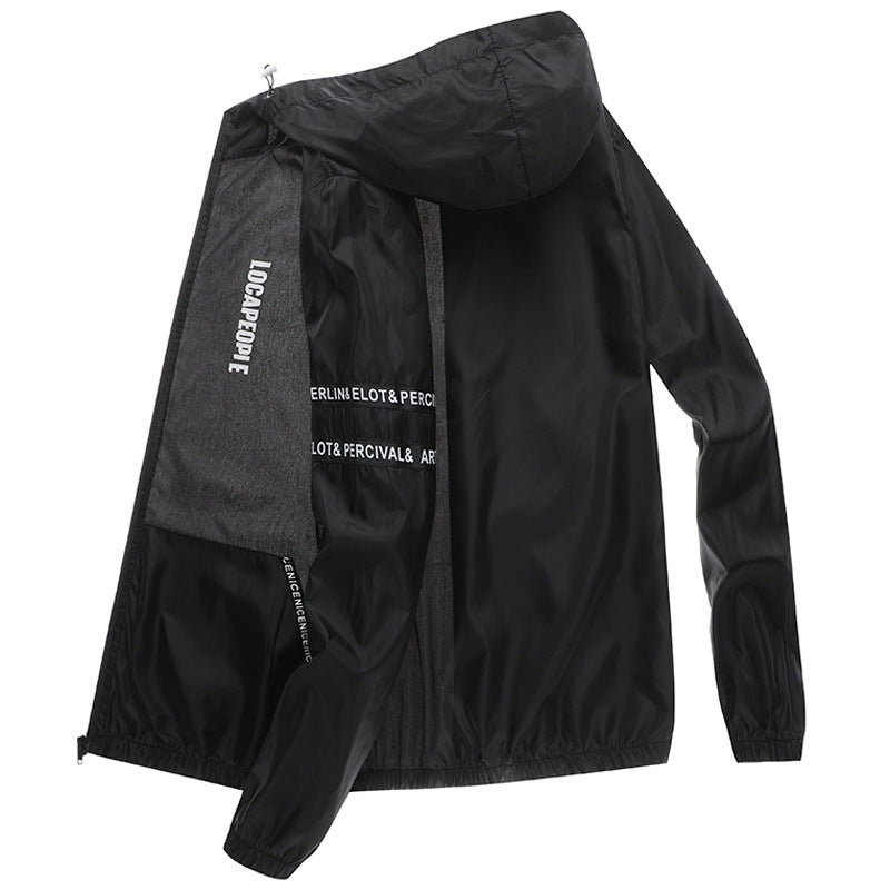 Herren UV-Schutzjacke, ultraleicht & atmungsaktiv. Idealer Windbreaker für Outdoor, Wandern & Sport.