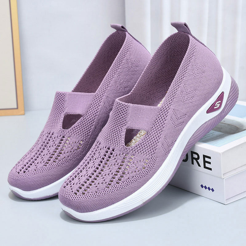 Optimale Damen Walking-Sneaker: orthopädisch, Slip-On und bequem für lange Strecken und maximale Fußentlastung.