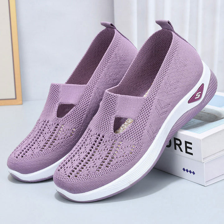 Optimale Damen Walking-Sneaker: orthopädisch, Slip-On und bequem für lange Strecken und maximale Fußentlastung.