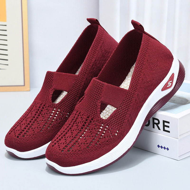Damen Orthopädische Slip-On Sneaker, ideal für lange Spaziergänge und täglichen Komfort.