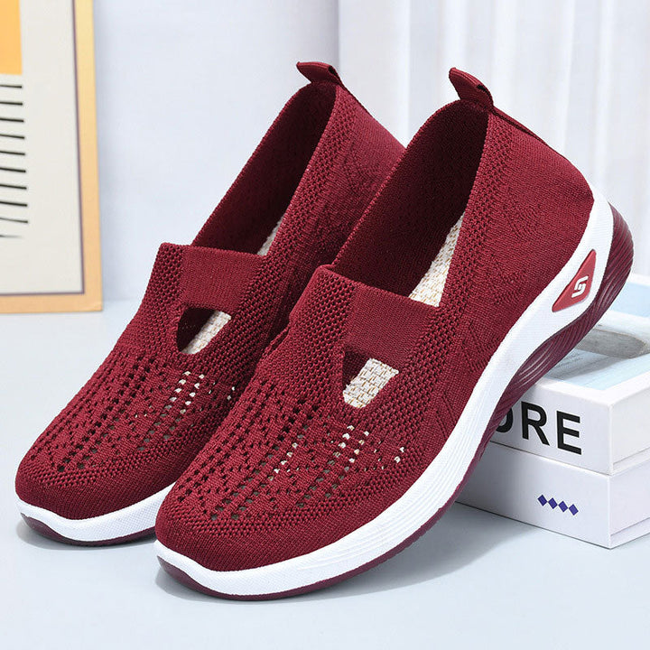Damen Orthopädische Slip-On Sneaker, ideal für lange Spaziergänge und täglichen Komfort.