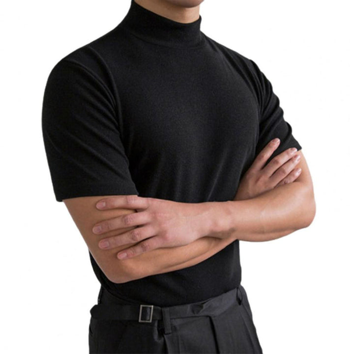 Stilvolles Herren Basic Langarmshirt für den Herbst, unifarben und bequem für Alltag & Freizeit.