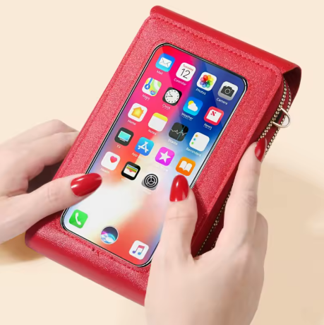 Praktische Damen Schultertasche mit Fächern für Smartphone, Karten & Geld, kompakt & gut organisiert.