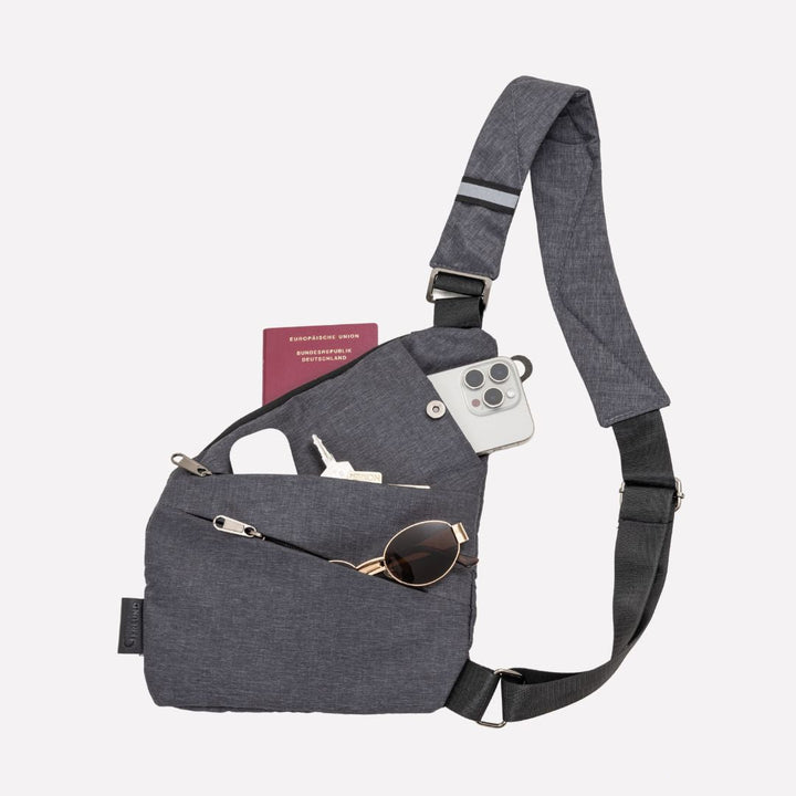 Stylische & sichere Anti-Diebstahl Tasche für Damen. Ideal für alltägliche Abenteuer & Urlaub.