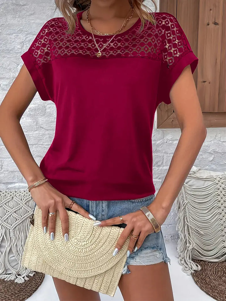 Damen Batwing T-Shirt, locker geschnitten, elegant-lässig, für Sommer und Alltag. Farbiges Langarm-Oberteil.