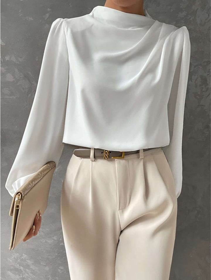 Elegante Damen Sommerbluse im Boho-Stil, locker fallend, perfekt für Freizeit & Bürokleidung.