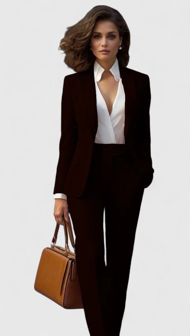 Stylischer Damen Blazer, Teil des Business Anzug-Sets. Perfekt für formelle Büro Outfits und professionelle Mode.