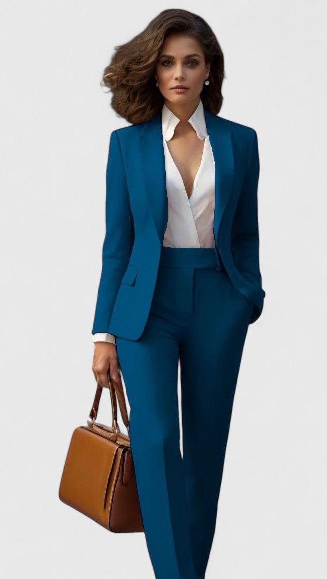 Modernes Damen Business Anzug-Set, vielseitiger Zweiteiler für einen schicken und professionellen Büro-Look.