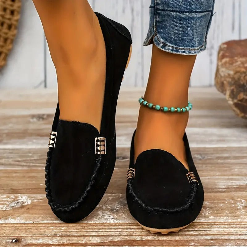 Damen Easy-On Halbschuhe in dezentem Design für bequemen Alltagskomfort. Ideale Komfortschuhe für jede Frau.