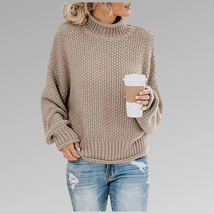 Moderner Damen Herbstpullover, gemütlich & stilvoll, warmer Strick für die Übergangszeit, Basic-Oberteil.