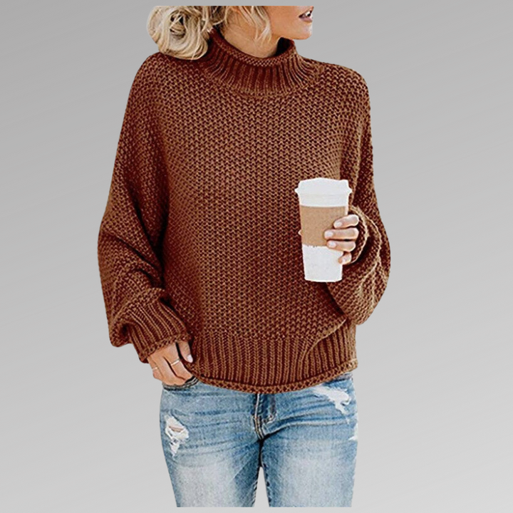 Stilvoller Damen Herbstpullover, bürotauglich & bequem, idealer Strick für die Übergangszeit.