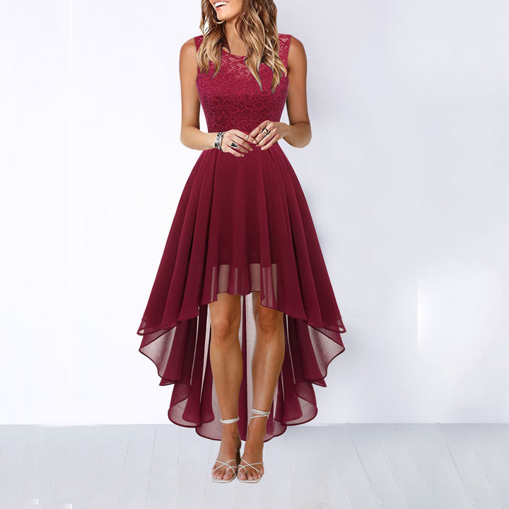 Leichtes Sommer Midikleid für Damen, elegant & fließend, ideal für Hochzeitsfeiern & Abendveranstaltungen.