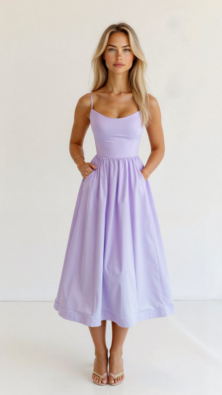 Nahaufnahme des Stoffes vom Klara Midi-Kleid. Eleganz für festliche Herbstanlässe. Ein hochwertiges Damen-Abendkleid.