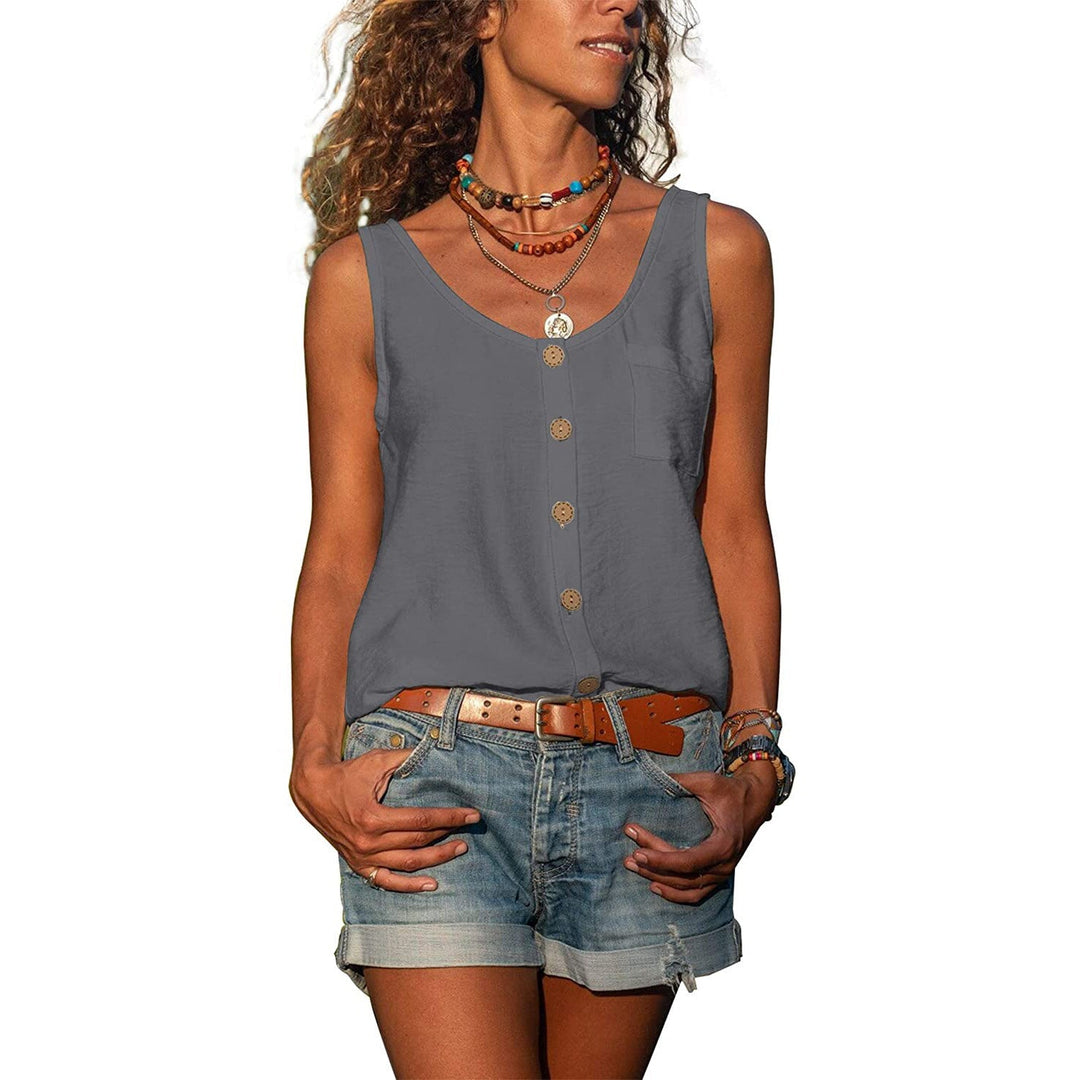 Damen Elegantes Tanktop, figurbetont, ideal für Freizeit & Alltag, modisches Oberteil für den Sommer.