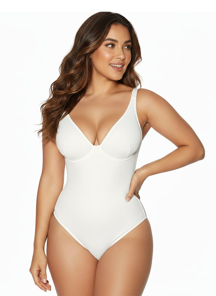 Figurformender Damen Bodysuit, nahtlos & unsichtbar unter Kleidung, für eine definierte Silhouette.