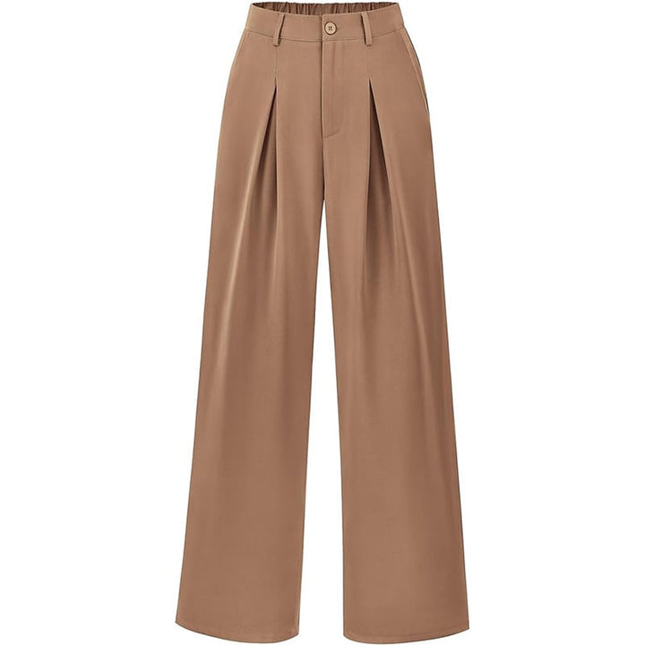 Damenmode: Weit geschnittene Hose, hochtailliert. Ideal für einen entspannten Stil.
