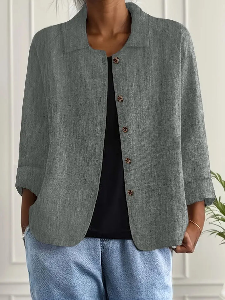 Vielseitige leichte Damen-Strickjacke, ideal für den Übergang & Sommerabende.