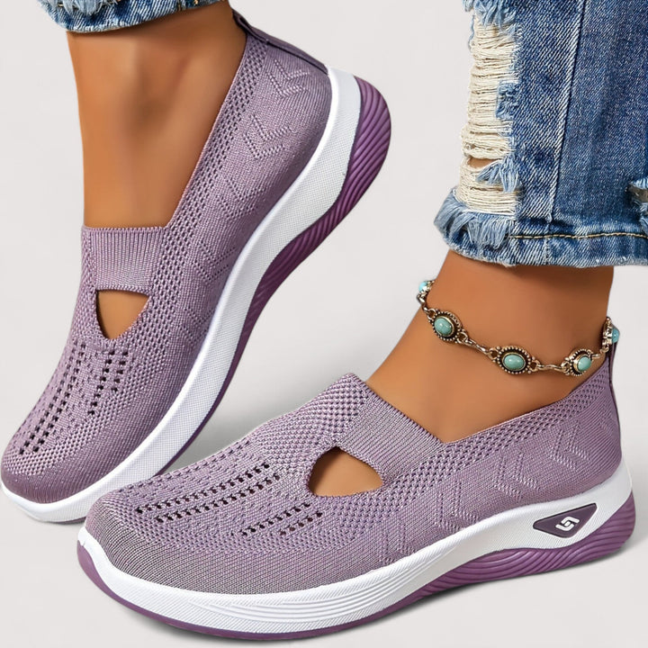 Stylische Damen Sportschuhe, leicht und flexibel, mit ergonomischer Gelsohle. Perfekt für aktive Frauen.