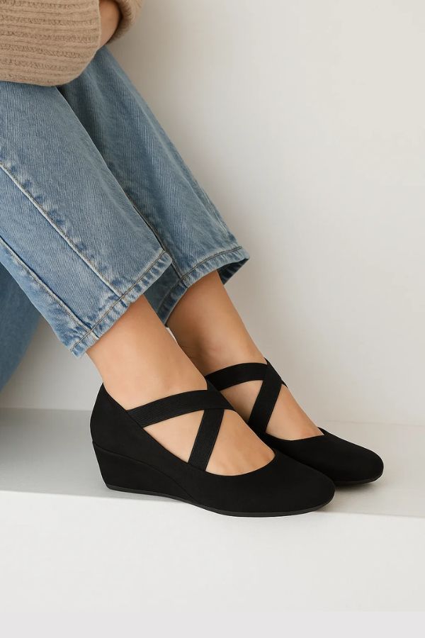 Damen Kreuzriemen-Sandalen orthopädisch, bequem & rutschfest, ideal für Sommer & Freizeit.