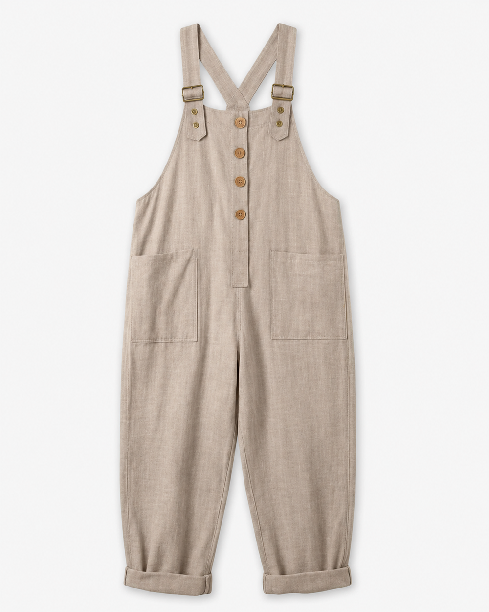 Bequemer Damen Overall mit lockerer Passform, vielseitig für Frühling und Sommer. Idealer Freizeit Overall.