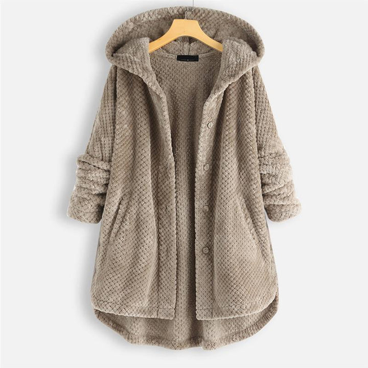 Leichte Damen-Kapuzenjacke im Trench-Design. Ideale Herbstjacke für stilvollen Komfort und Schutz vor Wind und Regen.