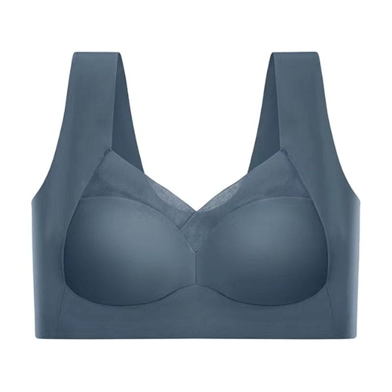 Weißer Damen Nahtlos BH, bügellos & atmungsaktiv, perfekt für jeden Tag.