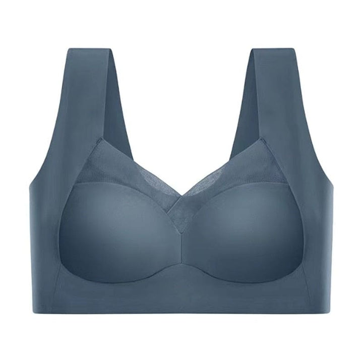 Weißer Damen Nahtlos BH, bügellos & atmungsaktiv, perfekt für jeden Tag.