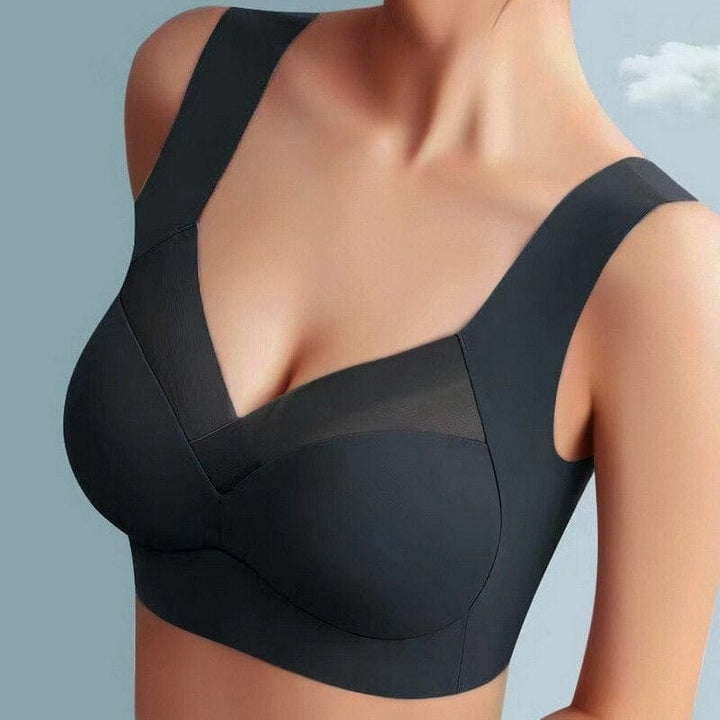 Nahtloser Damen BH, atmungsaktiv & bequem, für glatten Rücken unter der Kleidung.