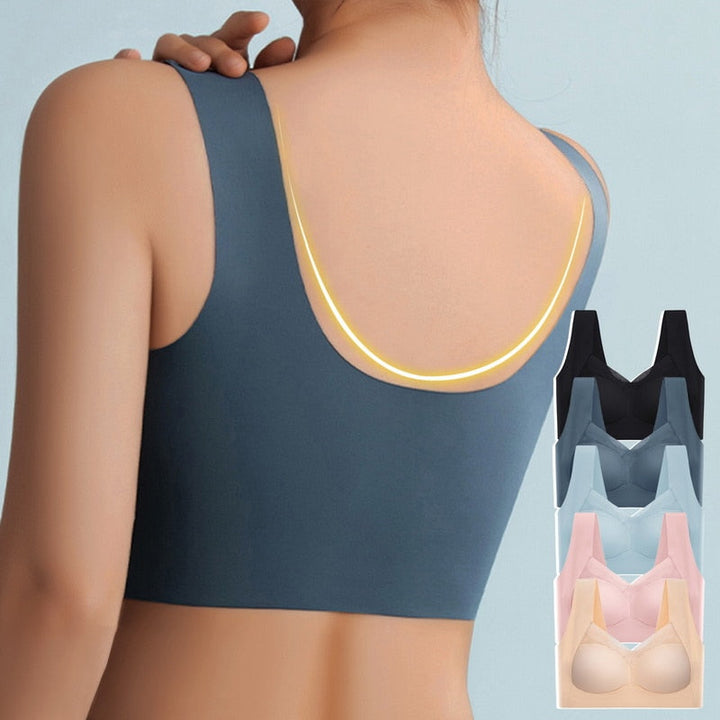 Unsichtbarer Damen Push-up BH, nahtlos & bügellos, Lingerie für maximale Bequemlichkeit.