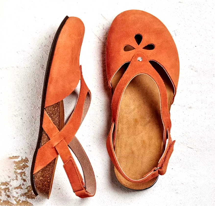 Vielseitige orthopädische Damensandalen für Sommer & Alltag, bieten Halt, Komfort & gesunde Füße.