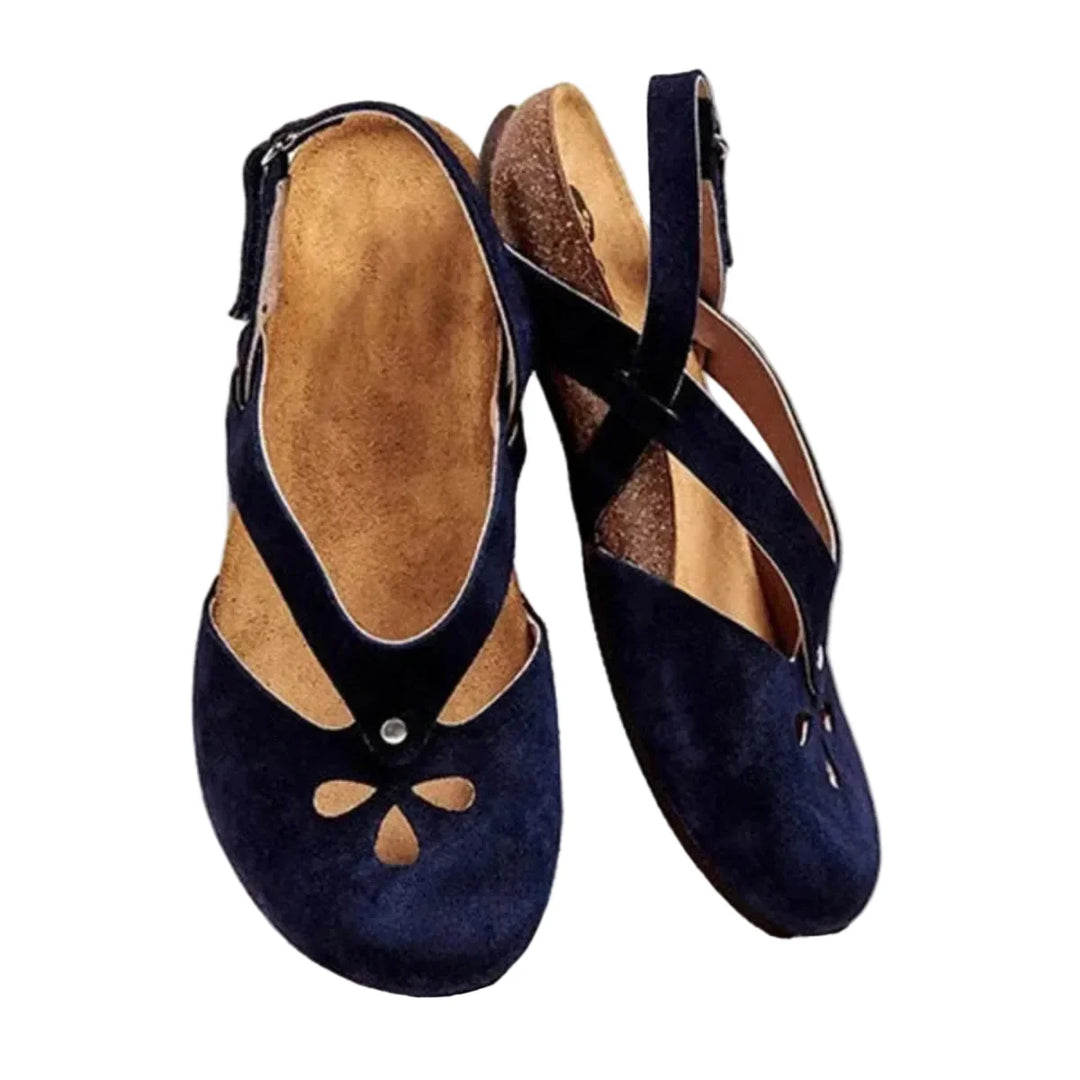 Damen orthopädische Sommersandalen mit Fußbett für maximalen Komfort und Unterstützung im Alltag.
