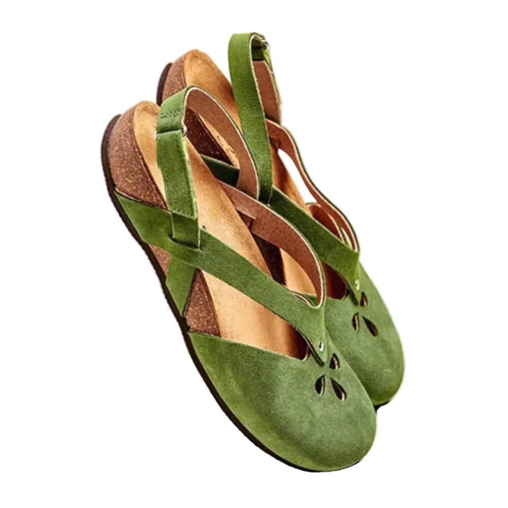 Stilvolle, atmungsaktive Damen Sommersandalen, ideal für Freizeit und Alltag, bieten leichten Tragekomfort.