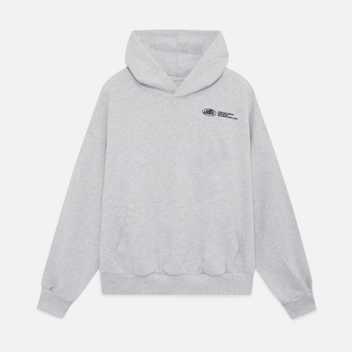 Moderner Damen Oversize Kapuzenpullover mit stylischem Print. Trendiger und bequemer Look für Damen.