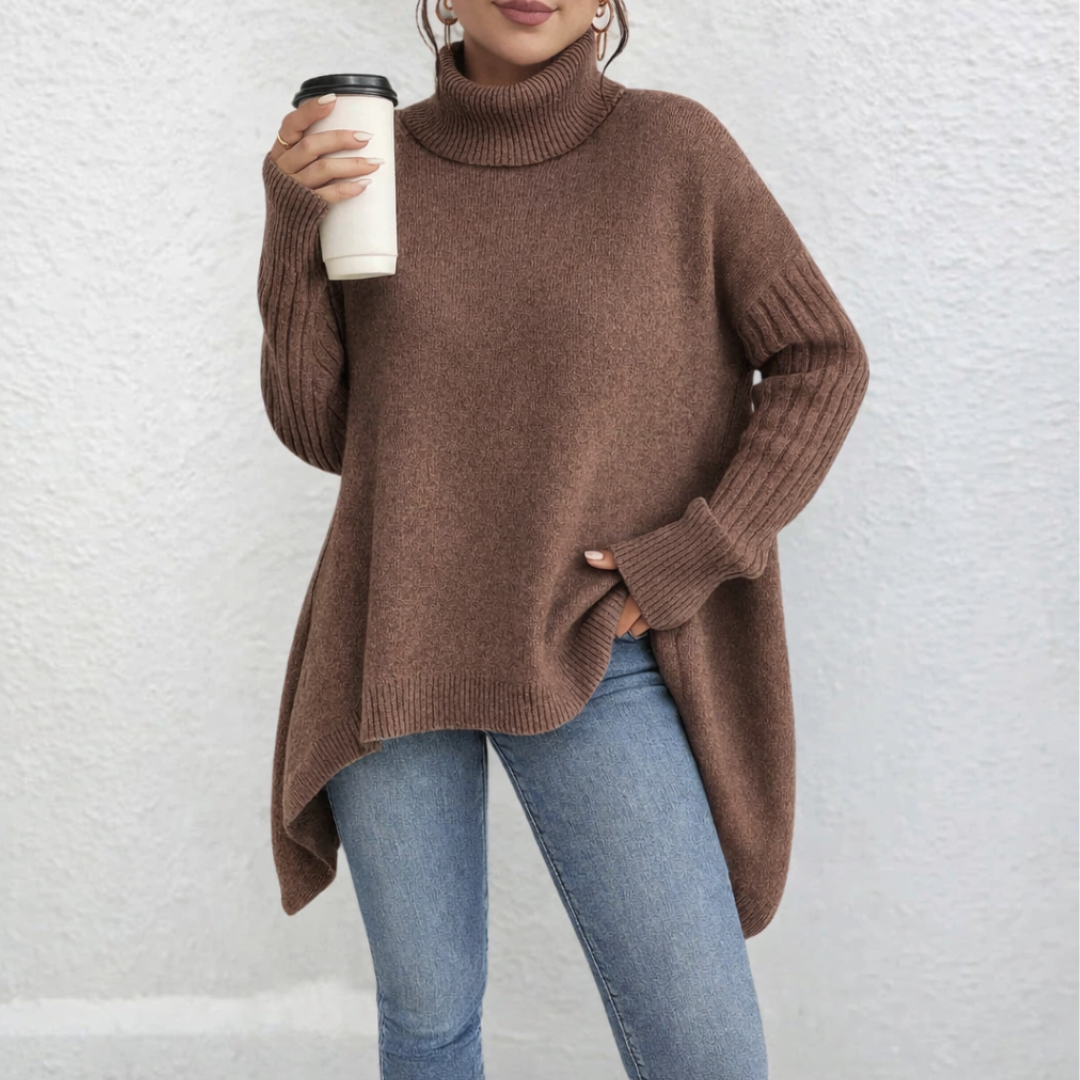 Klassischer Damen Rollkragenpullover, weich und bequem. Dein Must-have für die Herbst-Winter-Saison.