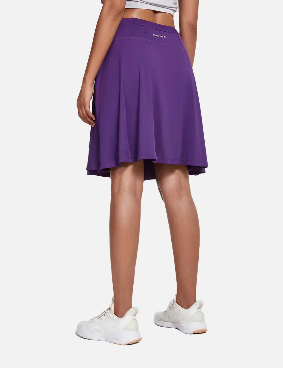 Moderner Damen Skort mit Faltenrock-Design, hohem Bund, UPF50+ & bequemen Taschen.