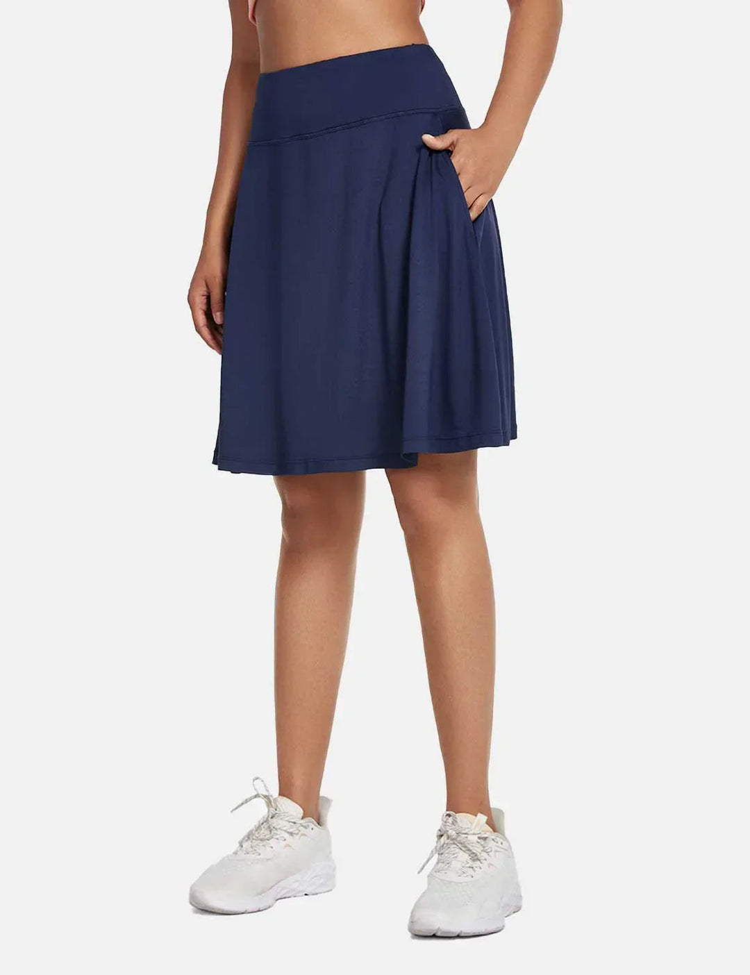 Vielseitiger Damen Skort mit Falten, hohem Bund, UPF50+ & intelligenten Taschenlösungen.