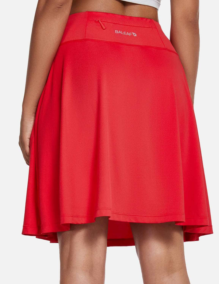 Bequemer Damen Skort mit UPF50+ Schutz, hohem Bund & nützlichen Taschen für Outdoor.
