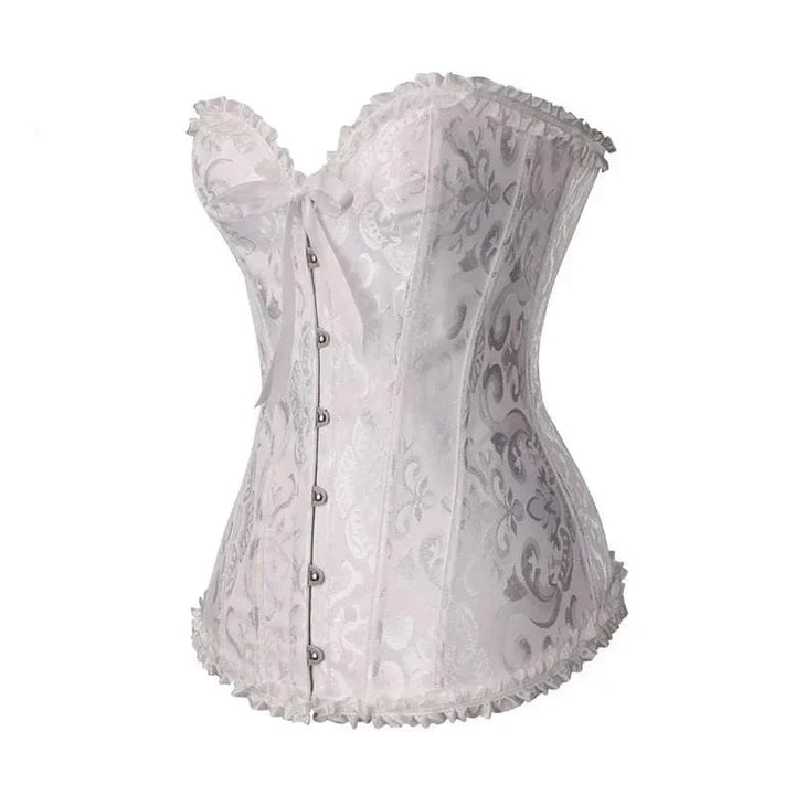 Hochwertiges schwarzes Spitzenkorsett für Frauen, perfekt als Formwäsche & sexy Abendmode.