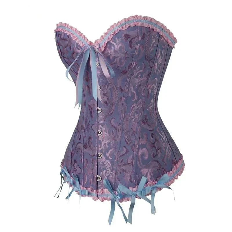 Verführerische schwarze Damen-Korsage aus Spitze, für eine definierte Taille & besondere Nächte.