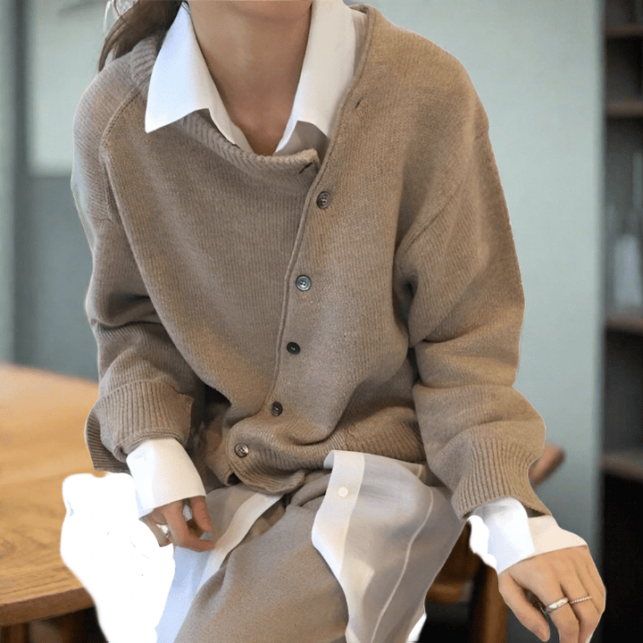 Weiche Damen Strickjacke aus hochwertigem Strick für komfortable Freizeit-Outfits. Perfekt für den Alltag.