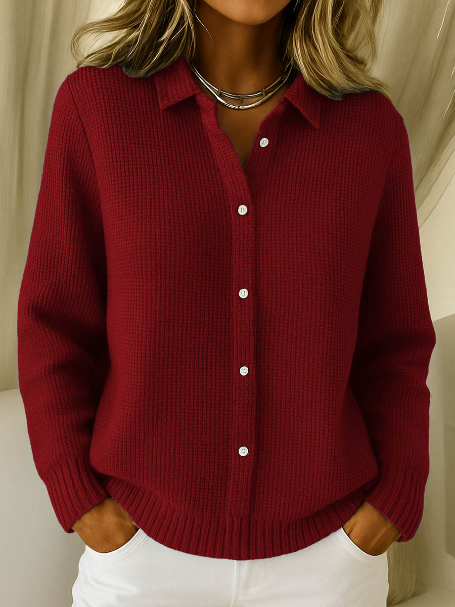 Hochwertige Damen Strickjacke, eleganter Cardigan für Alltagskleidung. Stilvoll, bequem und vielseitig kombinierbar.