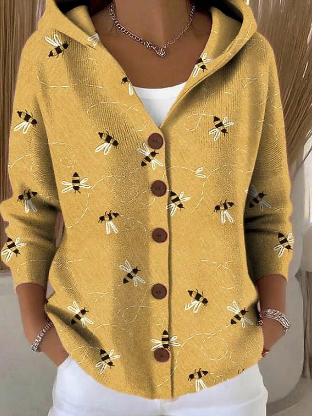 Elegante, lange Oversize Strickjacke für Damen. Modischer Cardigan für stilvollen Lagenlook & Komfort.