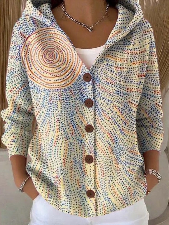 Zeitlose lange Damen Strickjacke im Oversize-Stil. Eleganter Cardigan für stilvollen Komfort & Lagenlook.