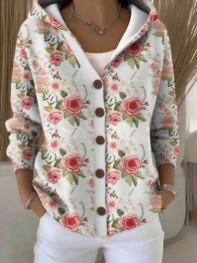 Modische lange Damen Strickjacke für entspannte Freizeitmode. Vielseitiger Cardigan für jeden Anlass.