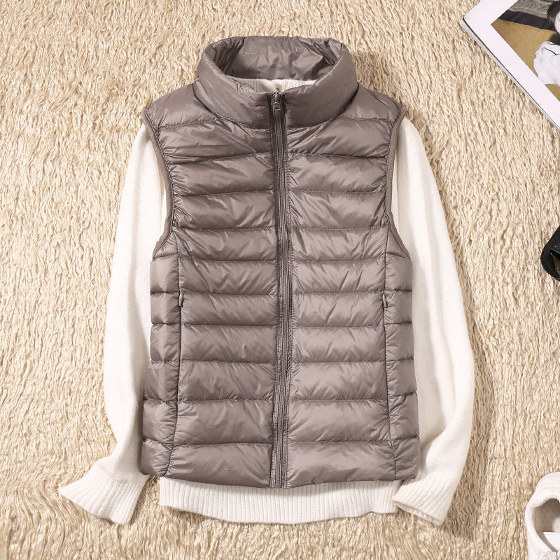 Stylische Damen Thermoweste, warm & bequem, perfekt als Übergangsjacke für Frühling/Herbst.