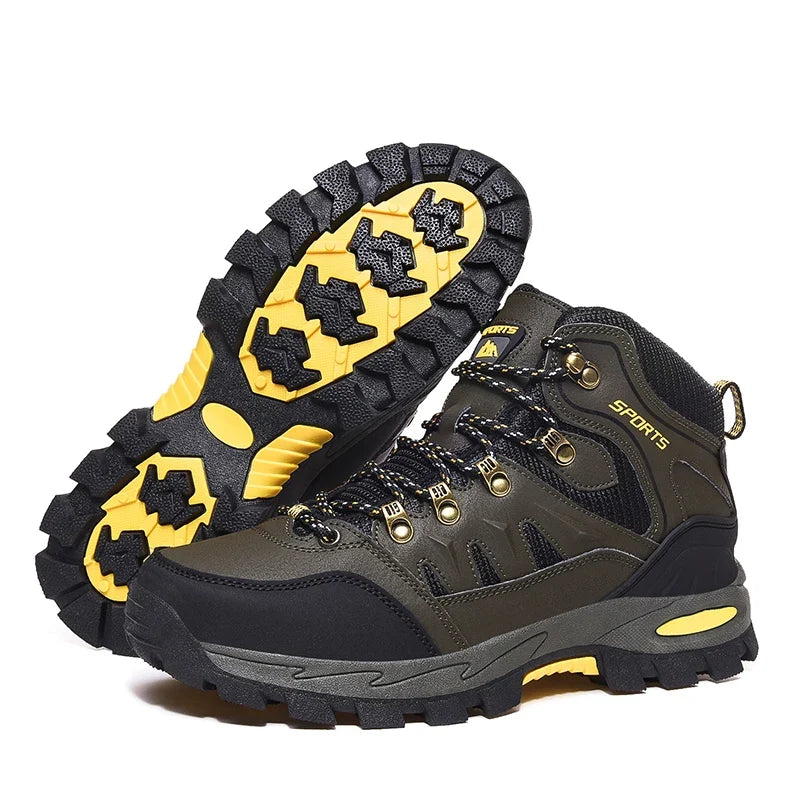 Damen Wanderschuh knöchelhoch, robust, ideal für Trekking & Outdoor. Rutschfeste Profilsohle für Stabilität.