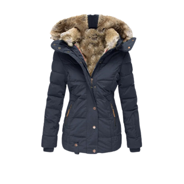 Damen Winterparka wasserdicht, warm und mit Kapuze; bietet maximalen Komfort und Kälteschutz im Winter.